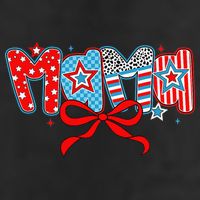 American Mama Coquette Bow Preppy 4th Of July 1776 USA Mom Beanie