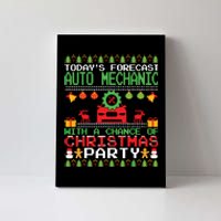 Auto Mechanic Christmas Party Car Mechanic Xmas Ugly Style Canvas