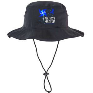 All Matter Child Abuse Prevention Awareness Pinwheel Legacy Cool Fit Booney Bucket Hat