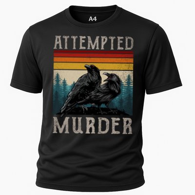Attempted Murder Crows Cooling Performance Crew T-Shirt