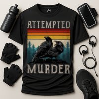 Attempted Murder Crows Cooling Performance Crew T-Shirt