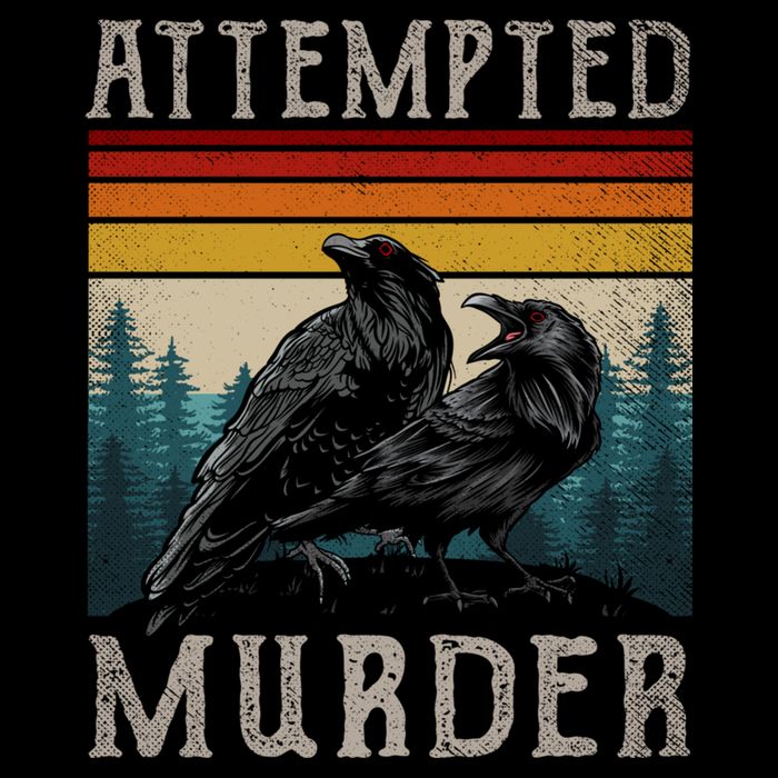 Attempted Murder Crows Backpack