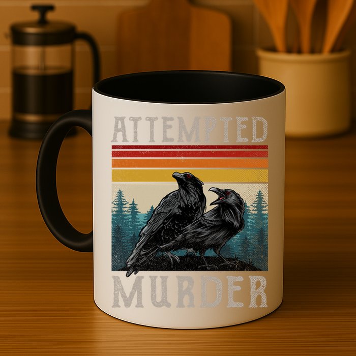 Attempted Murder Crows Mug