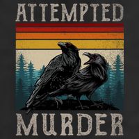 Attempted Murder Crows Golf Towel