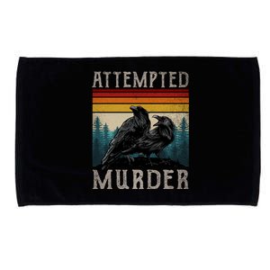 Attempted Murder Crows Microfiber Hand Towel