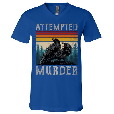 Attempted Murder Crows V-Neck T-Shirt