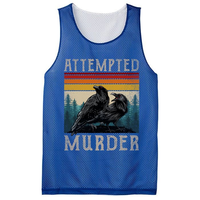 Attempted Murder Crows Mesh Reversible Basketball Jersey Tank
