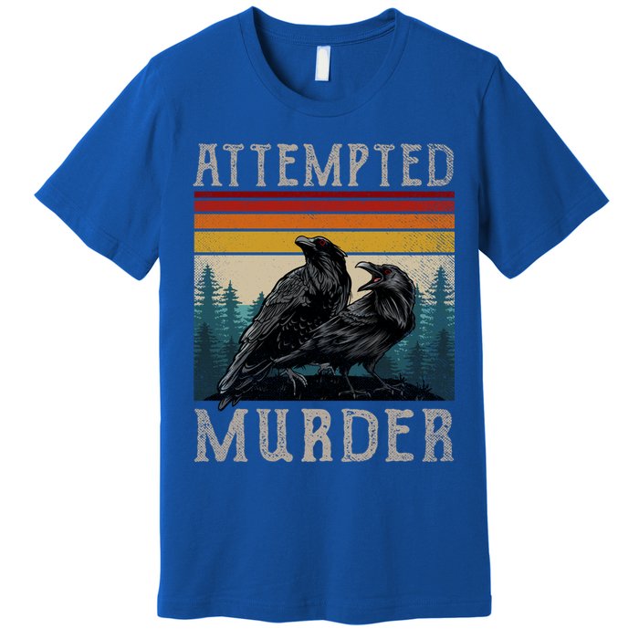 Attempted Murder Crows Premium T-Shirt