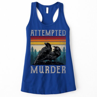 Attempted Murder Crows Womens Tank Top