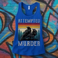 Attempted Murder Crows Womens Tank Top