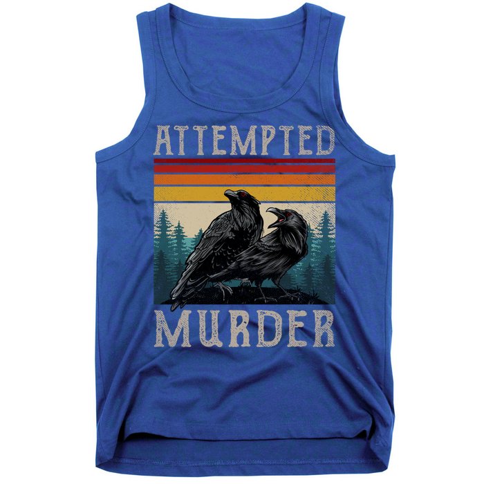 Attempted Murder Crows Tank Top