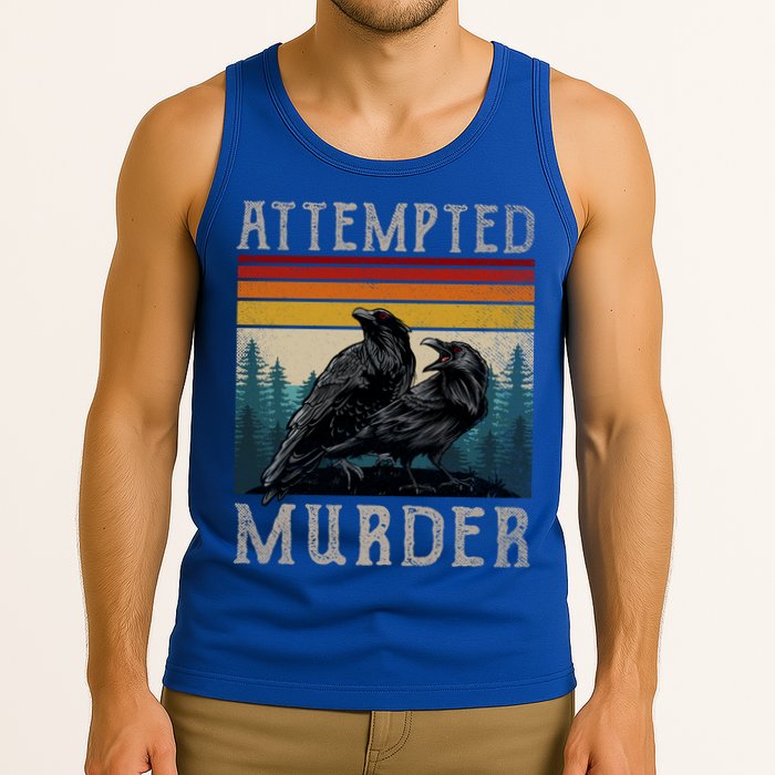 Attempted Murder Crows Tank Top