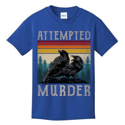 Attempted Murder Crows Kids T-Shirt