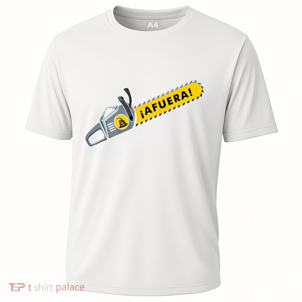 Afuera Milei Chainsaw Libertarian Ancap Liberty Freedom Performance Shirt