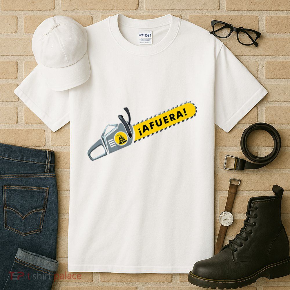 Afuera Milei Chainsaw Libertarian Ancap Liberty Freedom Tall T-Shirt