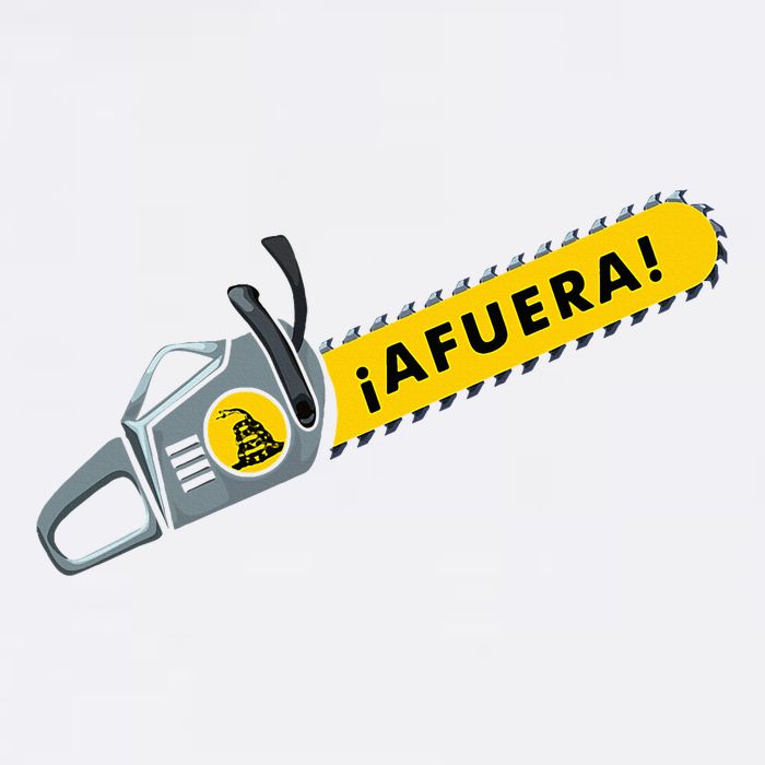 Afuera Milei Chainsaw Libertarian Ancap Liberty Freedom Mug
