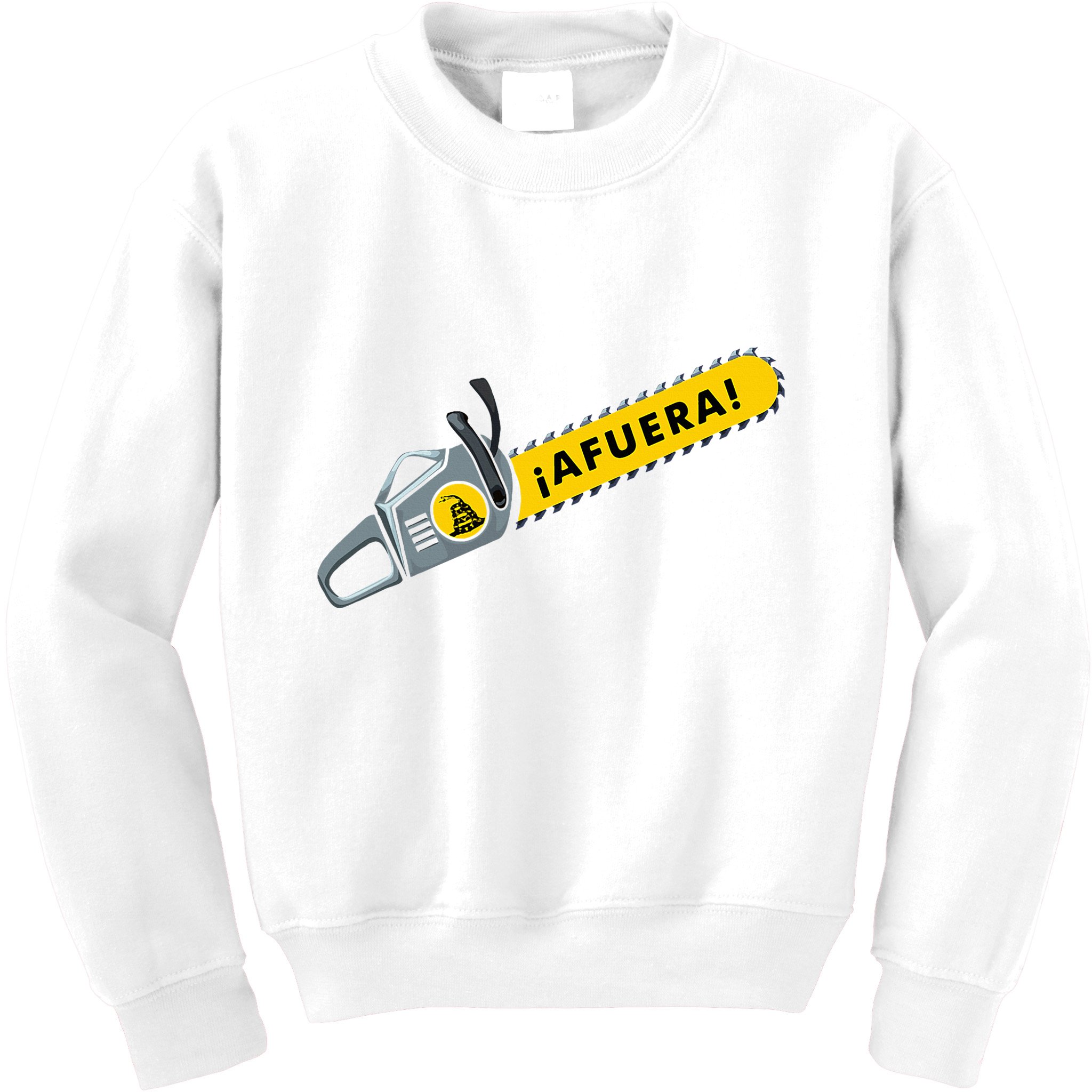 Afuera Milei Chainsaw Libertarian Ancap Liberty Freedom Kids Sweatshirt