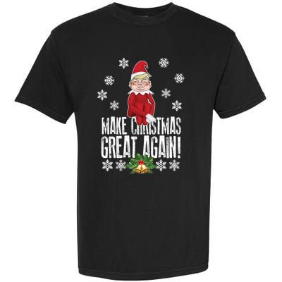 Awesome Make Christmas Great Again! Donald Trump Elf Great Gift Garment-Dyed Heavyweight T-Shirt