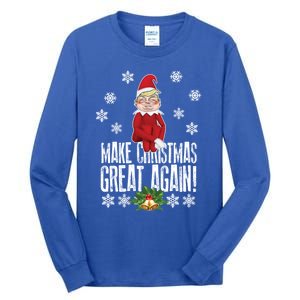 Awesome Make Christmas Great Again! Donald Trump Elf Great Gift Tall Long Sleeve T-Shirt