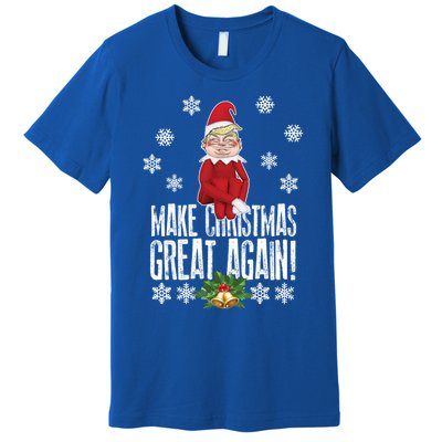 Awesome Make Christmas Great Again! Donald Trump Elf Great Gift Premium T-Shirt