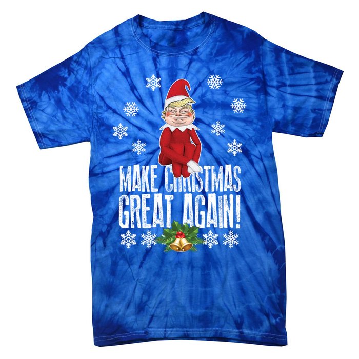 Awesome Make Christmas Great Again! Donald Trump Elf Great Gift Tie-Dye T-Shirt