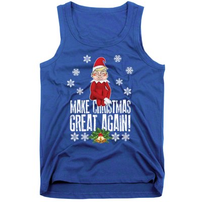 Awesome Make Christmas Great Again! Donald Trump Elf Great Gift Tank Top