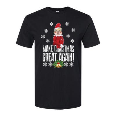 Awesome Make Christmas Great Again! Donald Trump Elf Great Gift Softstyle CVC T-Shirt