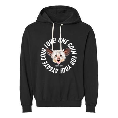 Ayeaye Meme Coin Crypto Cryptocurrency Aye Aye Garment-Dyed Fleece Hoodie