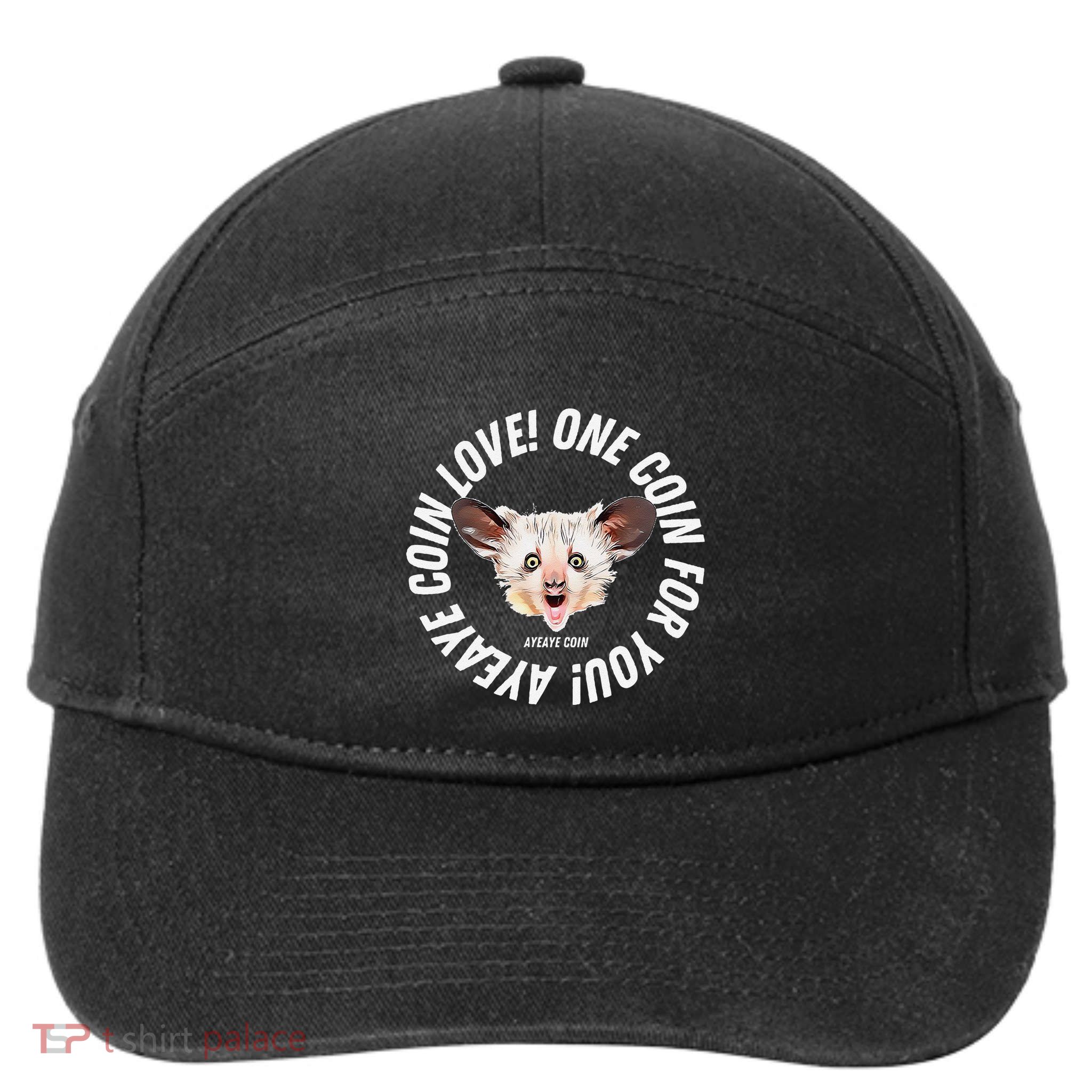 Ayeaye Meme Coin Crypto Cryptocurrency Aye Aye 7-Panel Snapback Hat