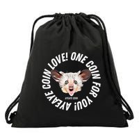 Ayeaye Meme Coin Crypto Cryptocurrency Aye Aye Drawstring Bag