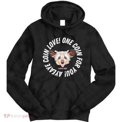 Ayeaye Meme Coin Crypto Cryptocurrency Aye Aye Tie Dye Hoodie