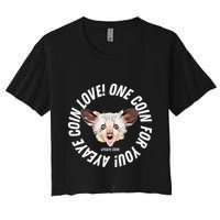 Ayeaye Meme Coin Crypto Cryptocurrency Aye Aye Women's Crop Top Tee