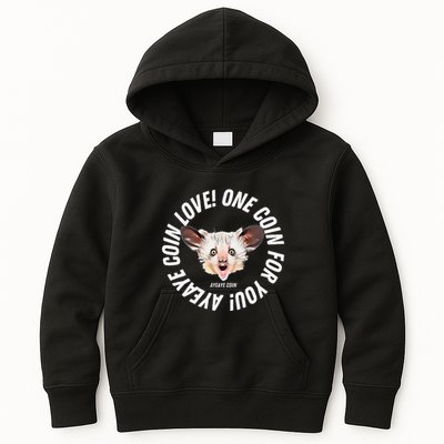 Ayeaye Meme Coin Crypto Cryptocurrency Aye Aye Kids Hoodie