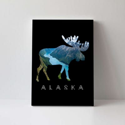 Alaska Moose Chugach National Forest State Park Souvenir Canvas