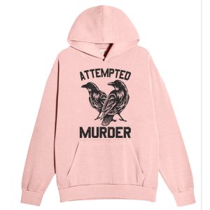 Attempted Murder Crow Urban Pullover Hoodie