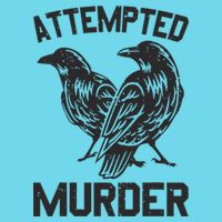 Attempted Murder Crow Button