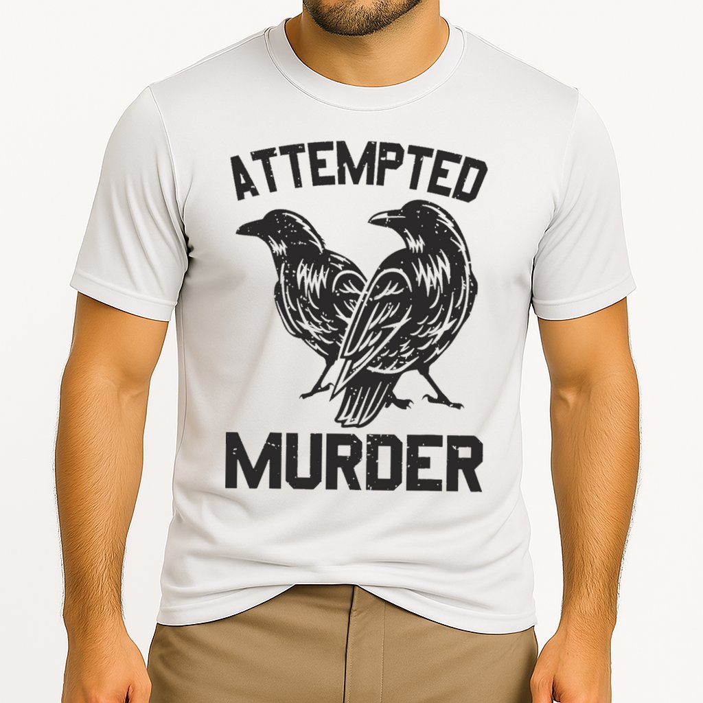 Attempted Murder Crow Cooling Performance Crew T-Shirt