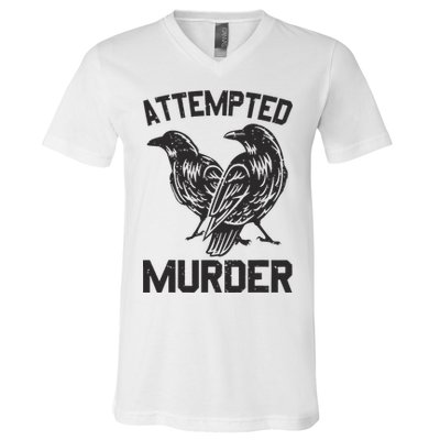 Attempted Murder Crow V-Neck T-Shirt