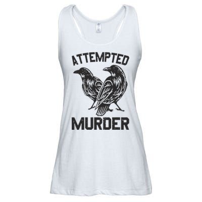 Attempted Murder Crow Ladies Essential Flowy Tank