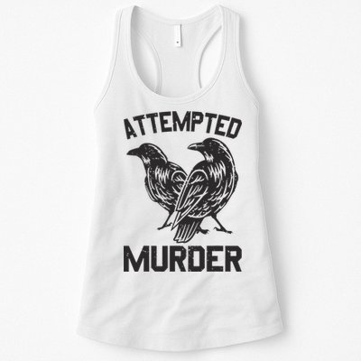 Attempted Murder Crow Womens Tank Top