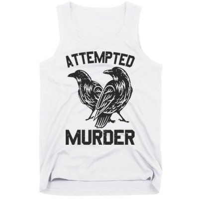 Attempted Murder Crow Tank Top