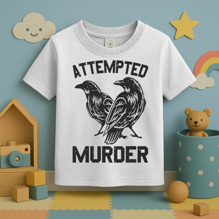 Attempted Murder Crow Toddler T-Shirt