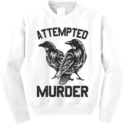 Attempted Murder Crow Kids Sweatshirt