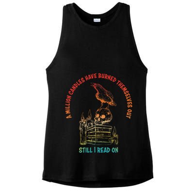 A Million Candles Have Burned Themselves Out Design Ladies PosiCharge Tri-Blend Wicking Tank