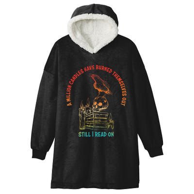 A Million Candles Have Burned Themselves Out Design Hooded Wearable Blanket