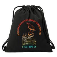 A Million Candles Have Burned Themselves Out Design Drawstring Bag