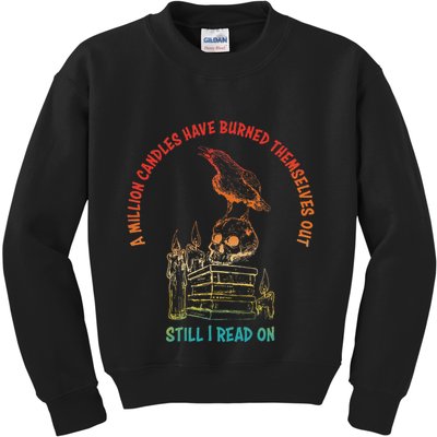 A Million Candles Have Burned Themselves Out Design Kids Sweatshirt
