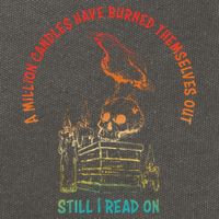 A Million Candles Have Burned Themselves Out Design Cotton Canvas Backpack
