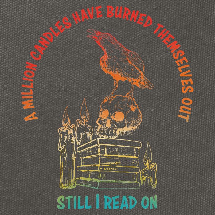A Million Candles Have Burned Themselves Out Design Cotton Canvas Backpack