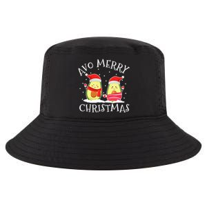 Avo Merry Christmas Avocado Lover Christmas Cute Kawaii Cool Comfort Performance Bucket Hat